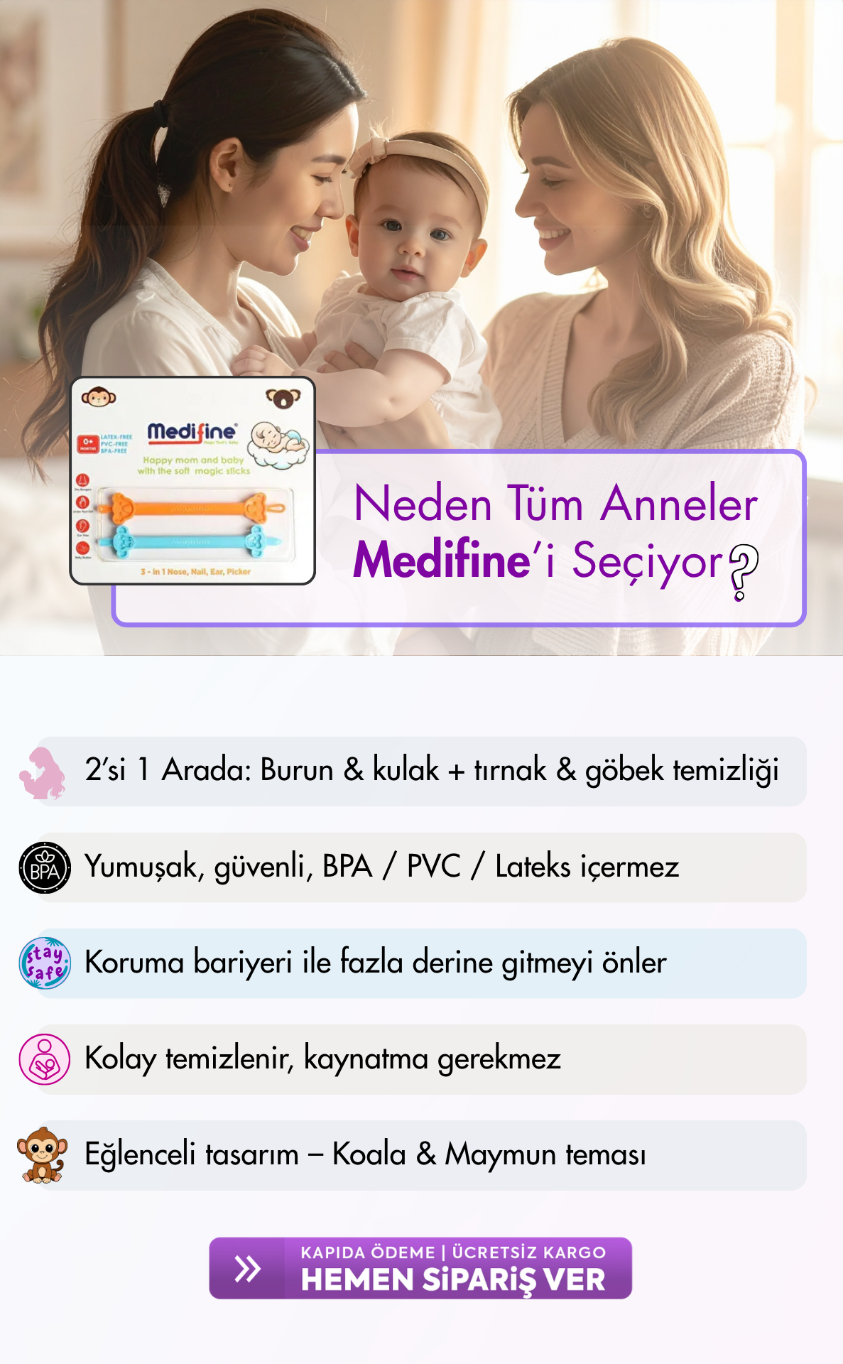 Kendinizi ve Bebeğinizin sağlığı için iyi bir ürün arıyorsanız bunu denemelisiniz.